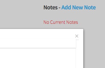 Customer Notes